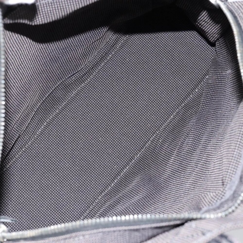 HERMES Her Line PM Tote Bag Canvas Gray Auth - Picture 12 of 15